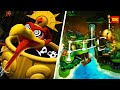 Donkey Kong Country Returns 3D World 3 Ruins No Damage 100 Walkthrough