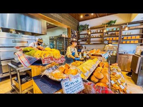 ¡Una mirada matutina a una panadería que se vende como pan caliente! La panadería que elabora más de 80 tipos de pan cada mañana fue increíble | "Hongo Bakery" de Tokio