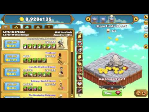 Clicker Heroes, with PKA 232