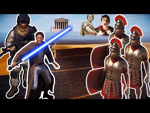 20 MILLION ROMAN GENERALS vs 460,000 JEDI KNIGHTS + 400,000 MODERN SOLDIERS | UEBS 2