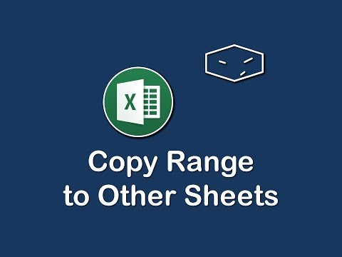 ms office excel copy range to other sheets