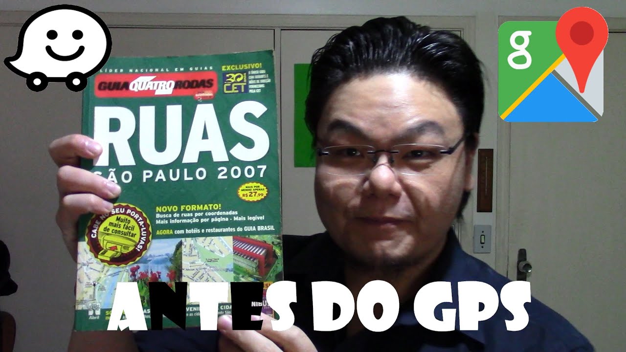 Guia de ruas antes do Waze e do Googlemaps