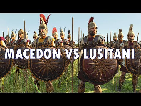 Macedon vs Lusitani - Multiplayer Battle - Total War Rome 2
