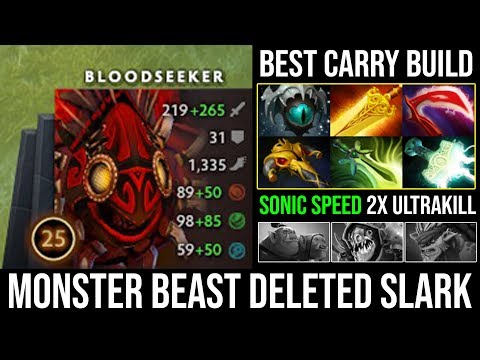 NEW Update Brings Back Cancer!!! Bloodseeker Super Monster Unleashed Counter Slark 26 Kills - DotA 2