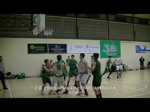 C.B. ESCOLAPIAS A 93-90 TAU CASTELLO A