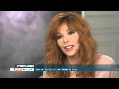 Interview Mylène Farmer & Sting RTLTVI 2015