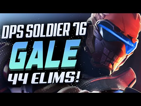 GALE INSANE SOLDIER 76 AND FDGOD PRO LUCIO! [ OVERWATCH SEASON 23 TOP 500 ]