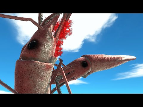 NEW UPDATE COLOSSAL SQUID VS ALL DINO - Animal Revolt Battle Simulator