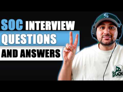 SOC Analyst Interview Questions | 6 Technical + 4 Behavioral Explained