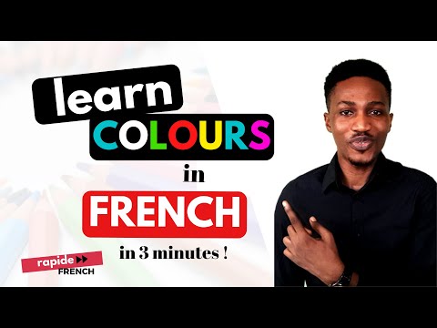 Colours in French + Pronunciation tips | Rapide French