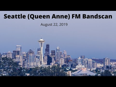 Seattle, Washington FM Bandscan - August 22, 2019