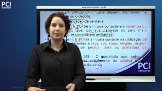 Aula 13 - Dos Crimes Contra a Honra - Dos Crimes Contra o Patrimônio - Parte I