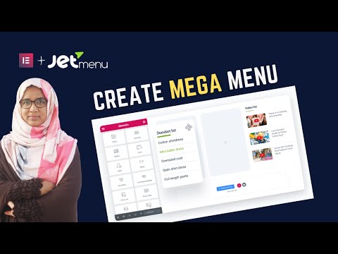 How to create advanced mega menu in Elementor using jet menu plugin | jetmenu crocoblock mega menu
