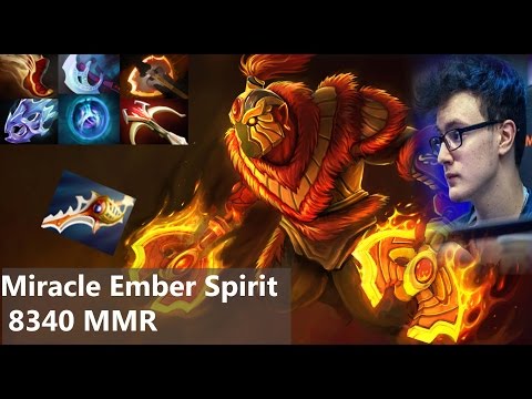 MIRACLE - Dota 2 -  Ember Spirit - 8340 MMR