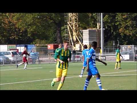 Kay Hilverink, wedstrijd 03-10-2015, ADO Den Haag O16 - PEC Zwolle O16