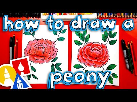How To Draw A Peony Flower