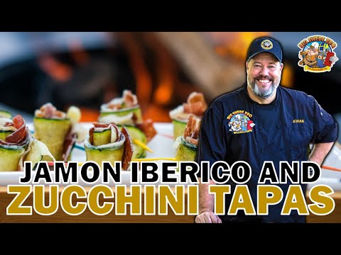 Easy-to-make TAPAS on the grill | Zucchini and Jamon Iberico Rolls
