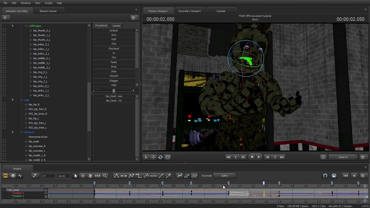 [FNAF/SFM/TUTORIAL] Movement tutorial |tutorial#1|