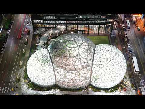 Amazon Spheres Timelapse