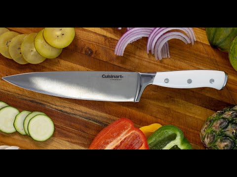 Cuisinart Classic 15pc White Triple Rivet Knife Block Set - C77WTR-15P2