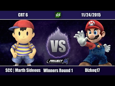 CRT 6: SCC | Marth Sideous (Ness) Vs. Dizkoq17 (Mario, Marth) - WR1