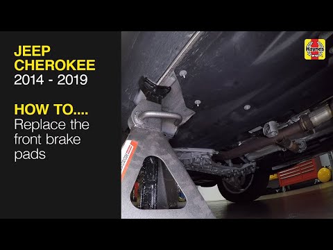 How to Replace the front brake pads on the Jeep Cherokee 2014 to 2019