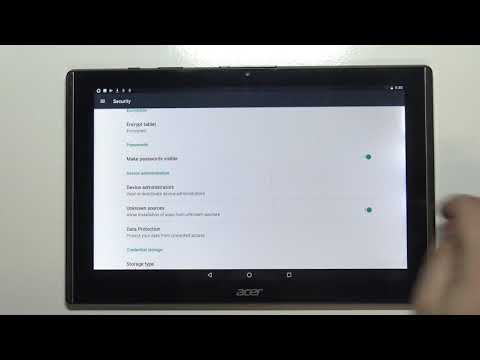 How to Download Apps from Unknown Sources in ACER B3-A40 Iconia One 10 - Manage App Permissions