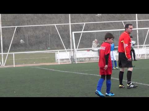 2014-02-14. 17h43m.  Fútbol 7. Nelson con el C. D. La Villa.