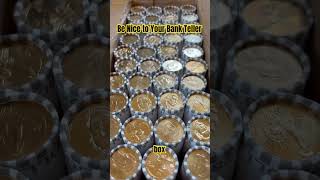 Be Nice To Your Bank Teller Coin Roll Hunter Etiquette #coincollectinghobby #coinrollhunting
