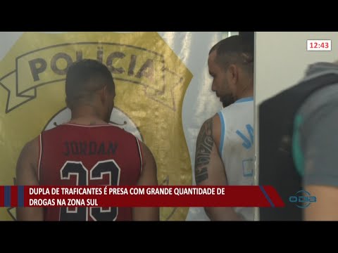 Dupla de traficantes eÌ presa com grande quantidade de drogas na zona sul 18 08 2021