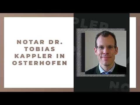 Notar Dr. Tobias Kappler YouTube-Vdeominiatur 2