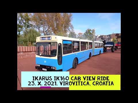 Ikarus IK160 Cab View ride in Virovitica on "Velika burza malih vlakova"
