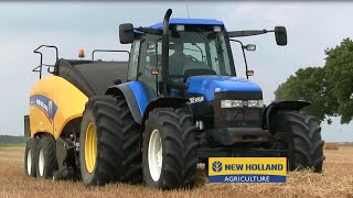 preview picture of video 'Landb.Perdok Woldendorp. New Holland Big Baler 1290'