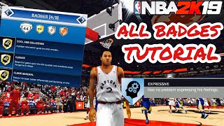 How To Get All The Badges in NBA 2K19 Mobile!! Nba 2k19 Mobile Ultimate Badge Tutorial!