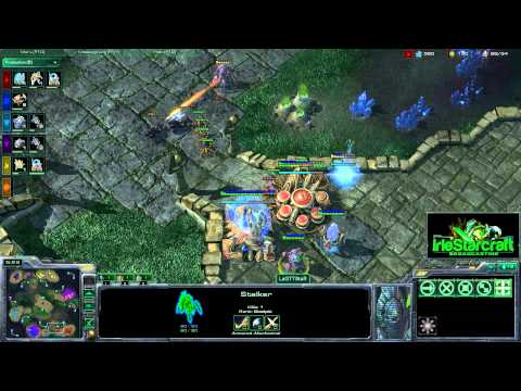 Starcraft 2 - 3v3: (P)LagTTStar, (Z)Ailuj, (T)FXOpTiKzErO vs. (T)sharknice, (P)Clint, (Z)gorillanice