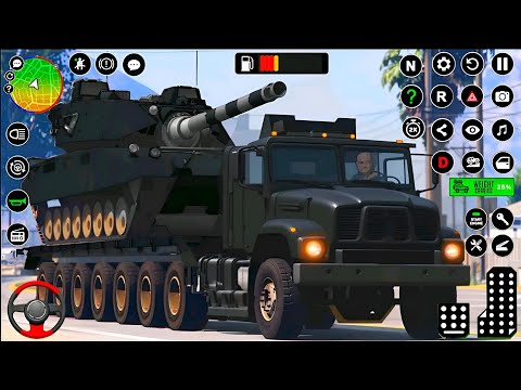 US Army Cargo Truck Driving Simulator 3D - Army Truck Soldier Transport - Android GamePlay