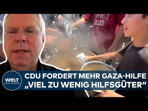GAZA-KONFLIKT: CDU-Außenpolitiker Jürgen Hardt fordert mehr humanitäre Hilfe