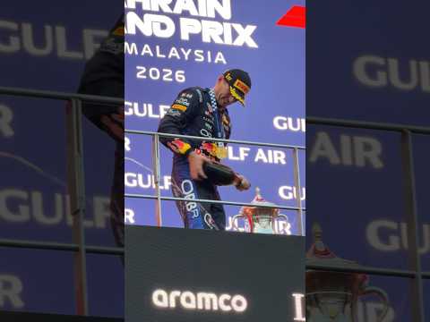This one tastes sweet 😉🏆#F1 #RedBullRacing #BahrainGP