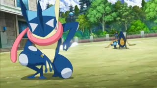 Ash's Greninja fight scene