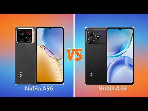 Nubia A36 vs Nubia A56