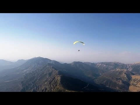 Flying in the Souli Mountains