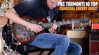 Video thumbnail for No Talking...Just Tones | PRS Tremonti Charcoal Cherry Burst - 10 Top by Peach Guitars
