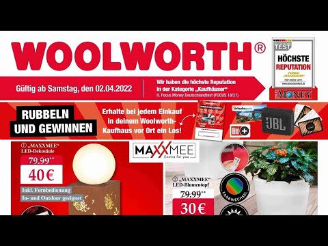 🛒 Woolworth Katalog Prospekt 2. bis 9. April 2022 - Neuigkeiten, Angebote Deutschland 🇩🇪