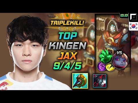 Jax Top Build Kingen Divine Sunderer Grasp of the Undying - LOL KR Challenger Patch 13.13
