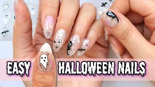 Cute Easy Halloween Nail Art : Beginner Friendly
