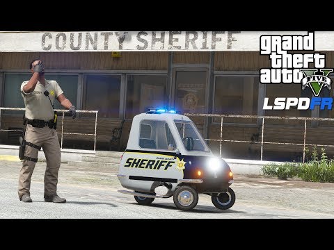 GTA 5 LSPDFR 0.4.1 April Fools Day Peel P50 Patrol In The Smallest Police Car - Real Life Mod #713