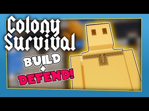 BUILD AND DEFEND! - Colony Survival - Part 1 (Let's Play Colony Survival Gameplay Funny Moments)