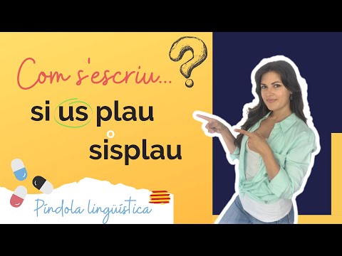 ✍ Com s’escriu: SI US PLAU o SISPLAU? | És correcte “sisplau”? | CATALÀ ✅