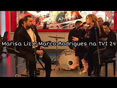 Marisa Liz e Marco Rodrigues na TVI 24