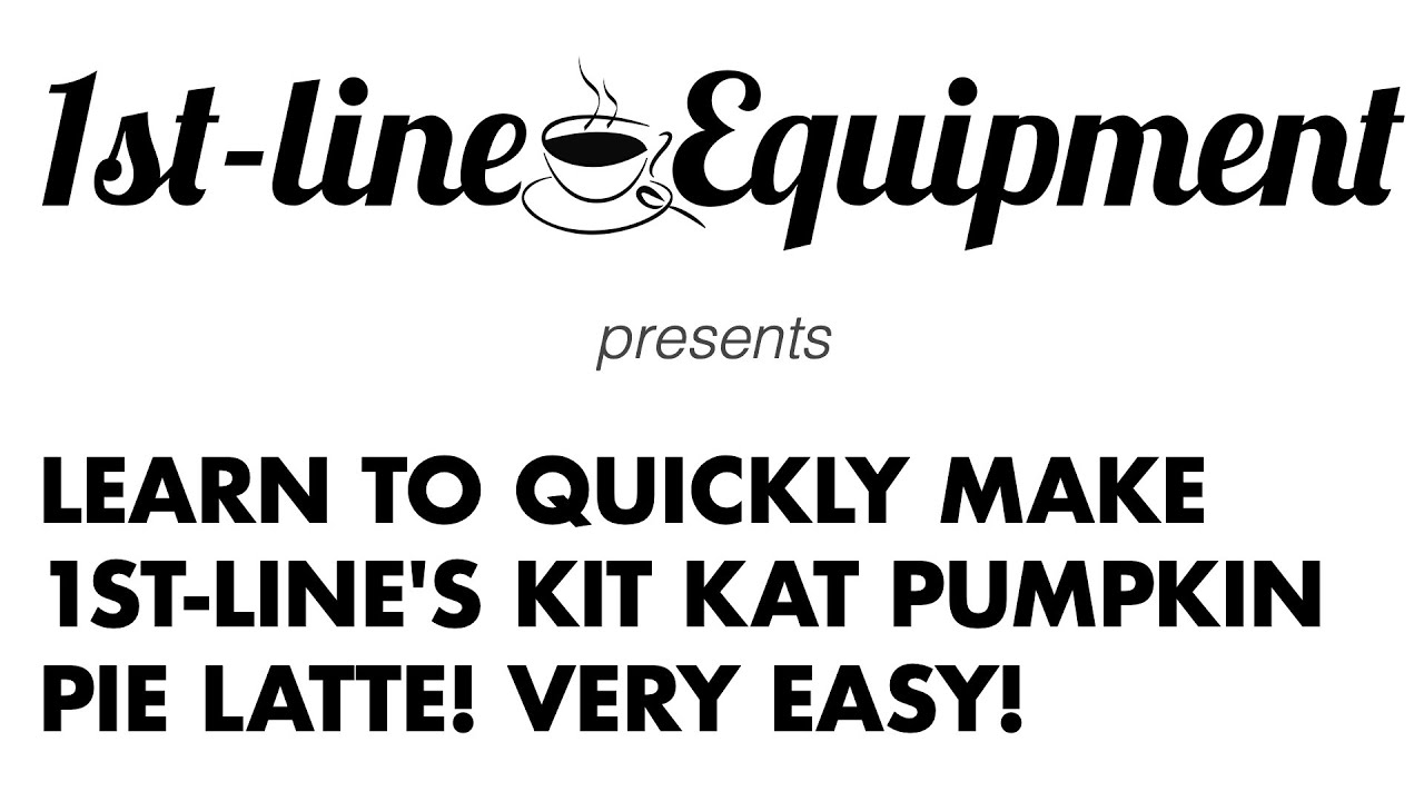 Recipe: 1st-line Kit Kat Pumpkin Pie Latte Celebrating Halloween 2023!